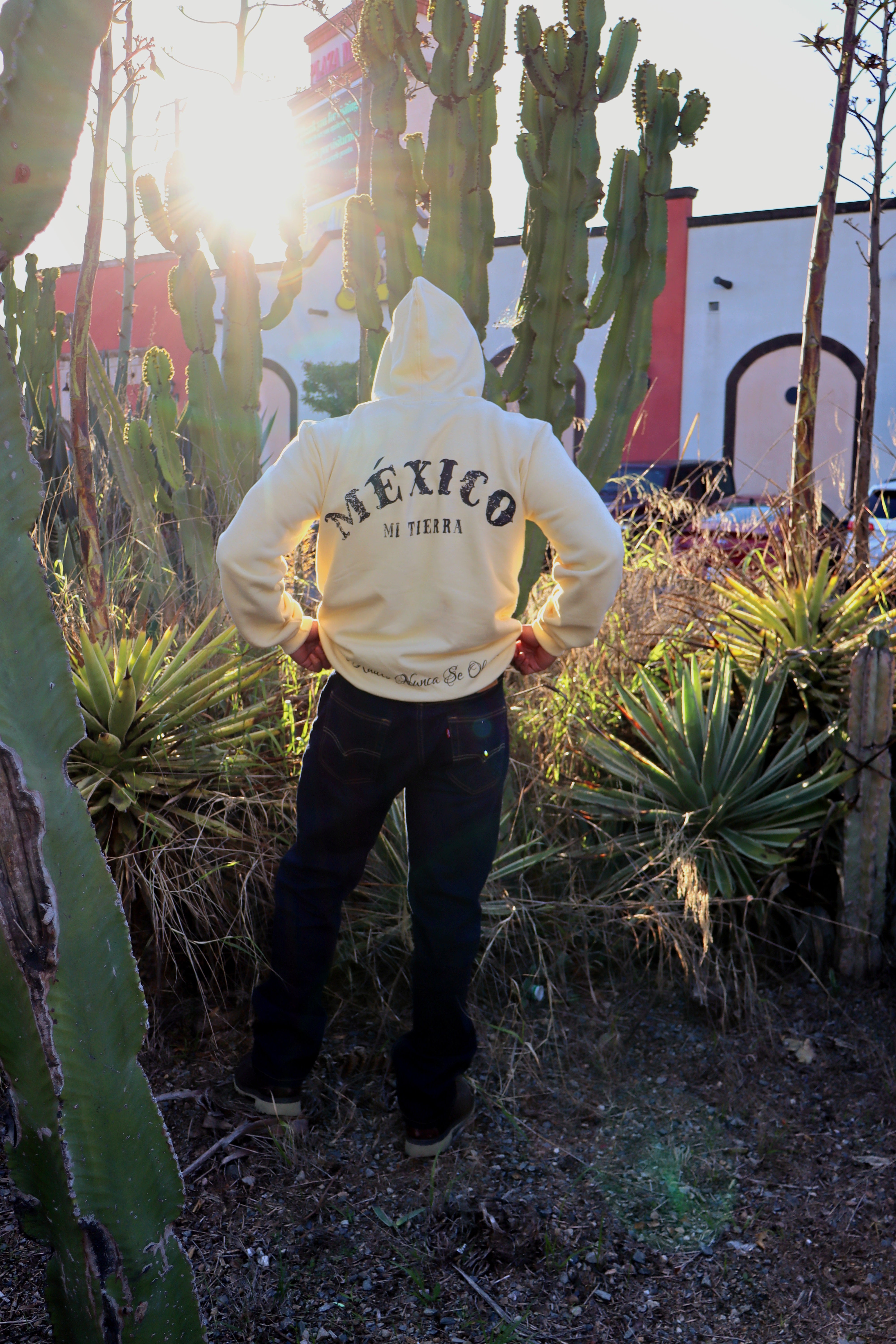 MI TIERRA HOODIE IN DARK CREAM